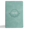 KJV Large Print Personal Size Reference Bible, Earthen Teal Suedesoft Leathertouch, Indexed - Imitation Leather