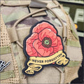 'Never Forgotten' Poppy - May 2023 POTM - 3 Inch PVC Patch