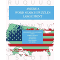America: Puzzle Activity Book for Teens and Adults: Large Print - Paperback