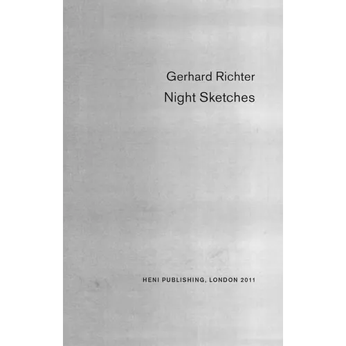 Gerhard Richter: Night Sketches - Hardcover