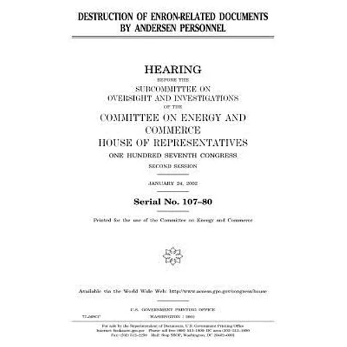 Destruction of Enron-related documents by Andersen personnel