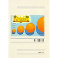 Vintage Lined Notebook Greetings from Florida, Orange Sizing - Paperback
