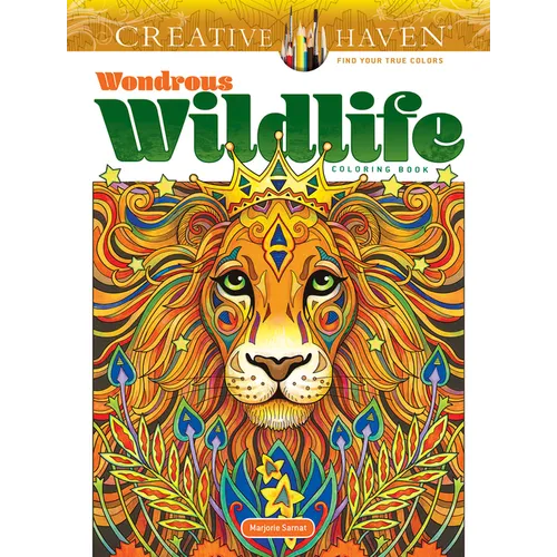 Creative Haven Wondrous Wildlife Coloring Book - Paperback