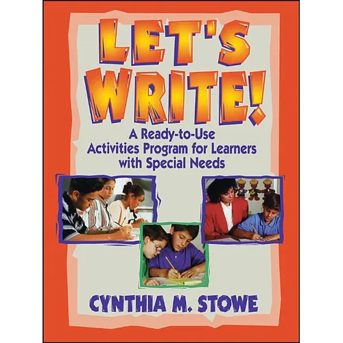 Let's Write!: A Ready-To-Use Activities Program for Learners with Special Needs - Paperback