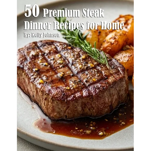 50 Premium Steak Dinner Recipes for Home - Paperback