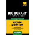 Theme-based dictionary British English-Norwegian - 7000 words - Paperback