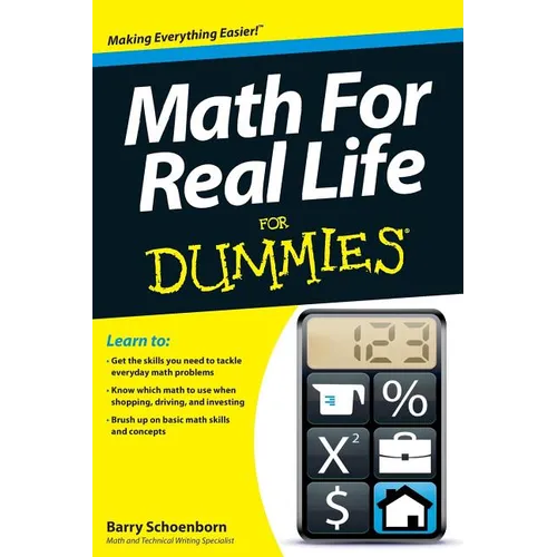Math for Real Life for Dummies - Paperback