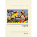 Vintage Lined Notebook Greetings from Lake Tahoe