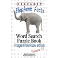 Circle It, Elephant Facts, Word Search, Puzzle Book - Paperback
