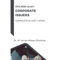 Cfa 2026: Level 1 corporate Issuers - Paperback