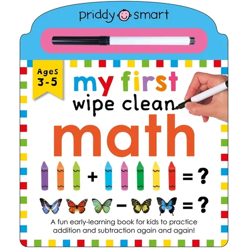 Math (My First Wipe Clean) - Board Book