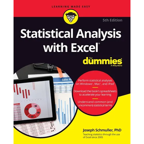 Statistical Analysis with Excel for Dummies - Paperback