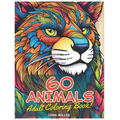 60 Animals: Adult Coloring Book - Paperback