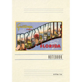 Vintage Lined Notebook Greetings from Jacksonville, Florida - Paperback