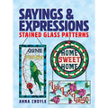 Sayings & Expressions: Stained Glass Patterns - Paperback