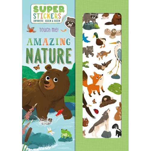 Amazing Nature: Reusable Sticker & Activity Book - Board Book