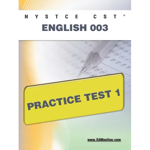 NYSTCE CST English 003 Practice Test 1 - Paperback