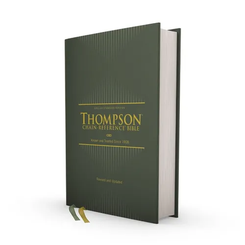 Esv, Thompson Chain-Reference Bible, Hardcover, Green, Red Letter - Hardcover
