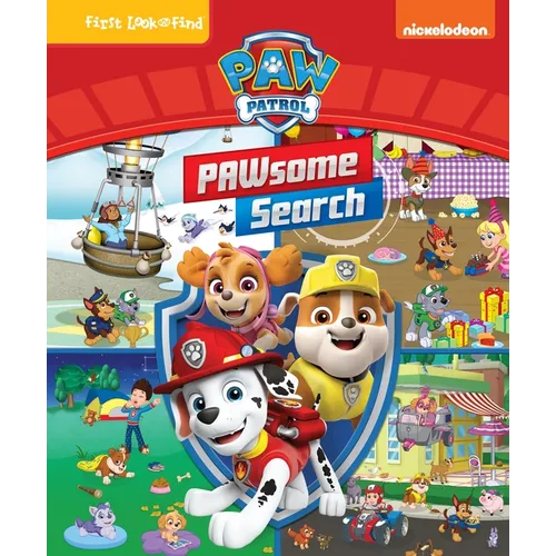 Nickelodeon Paw Patrol Pawsome Search: First Look and Find - Library Binding