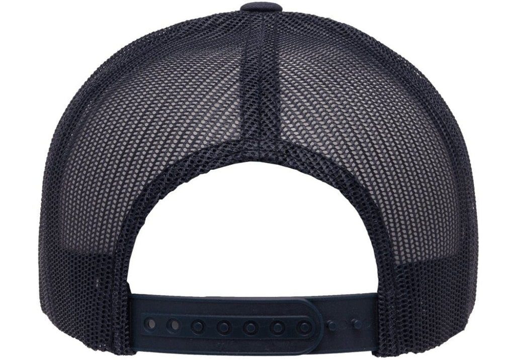 Retro Snapback Trucker Flexfit Cap Navy Blue