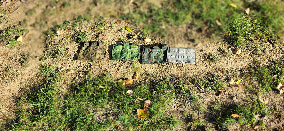 Forest Green dyed ACU Riflemen set 9 pouches