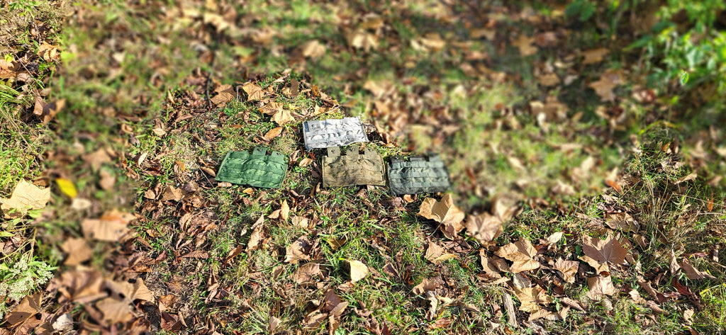 Forest Green dyed ACU Riflemen set 9 pouches