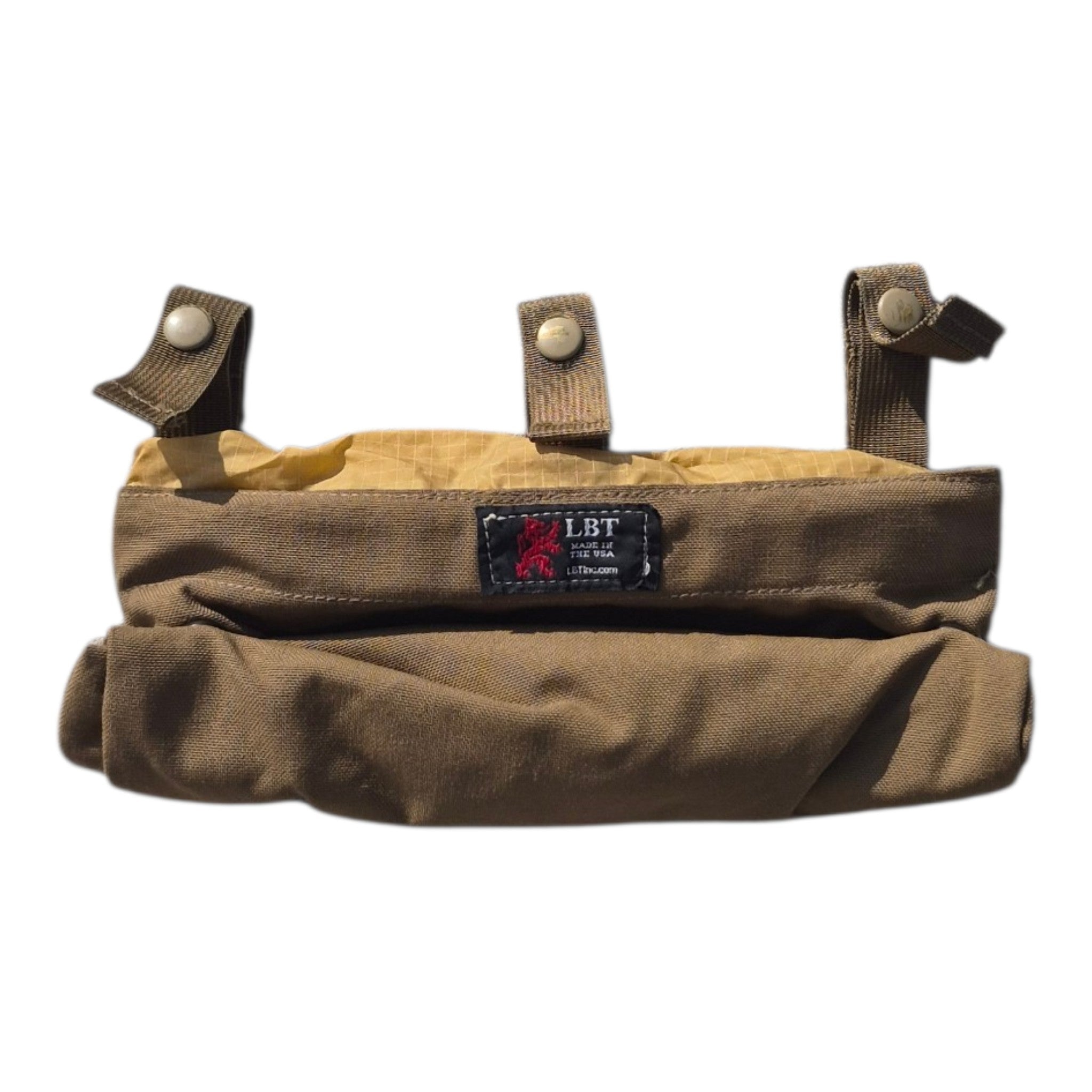 LBT USMC LBT-2616A Coyote Mag Dump Pouch Medium Roll-Up Issued condition