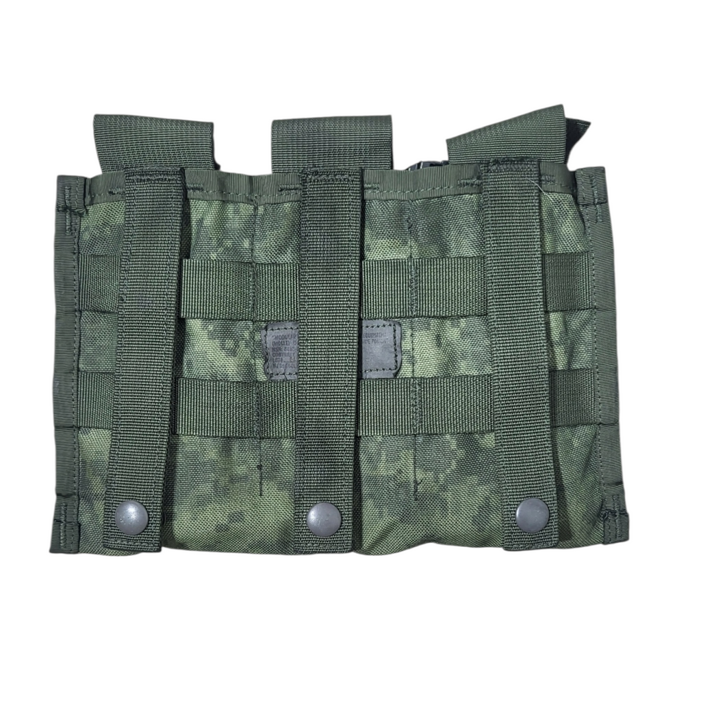 Forest Green dyed ACU Triple M4 Magazine Pouch USGI issued