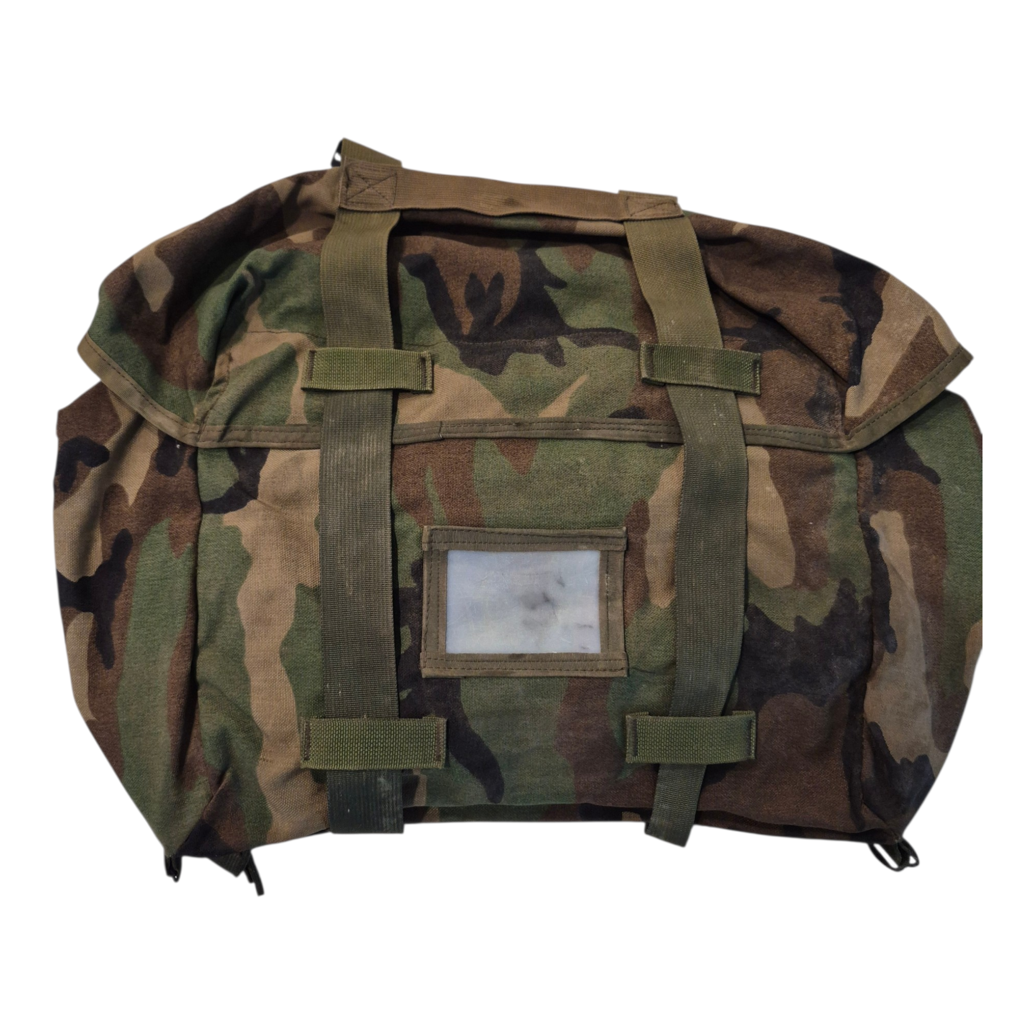 Woodland sleeping bag carriers issued condition