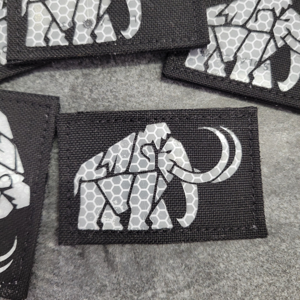 Geometric Mammoth Laser Cut Patch