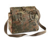 GERMAN FLECKTARN
GAS MASK BAG W/STRAP USED
