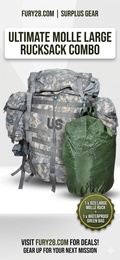 ACU /UCP MOLLE II Large Rucksack with Waterproof liner combo