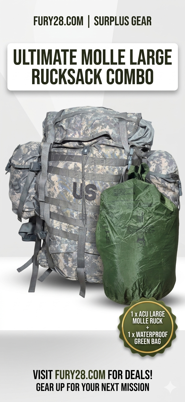 ACU /UCP MOLLE II Large Rucksack with Waterproof liner combo