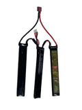 Fury28 11.1v 1300mah 40c Lipo battery butterfly split type
