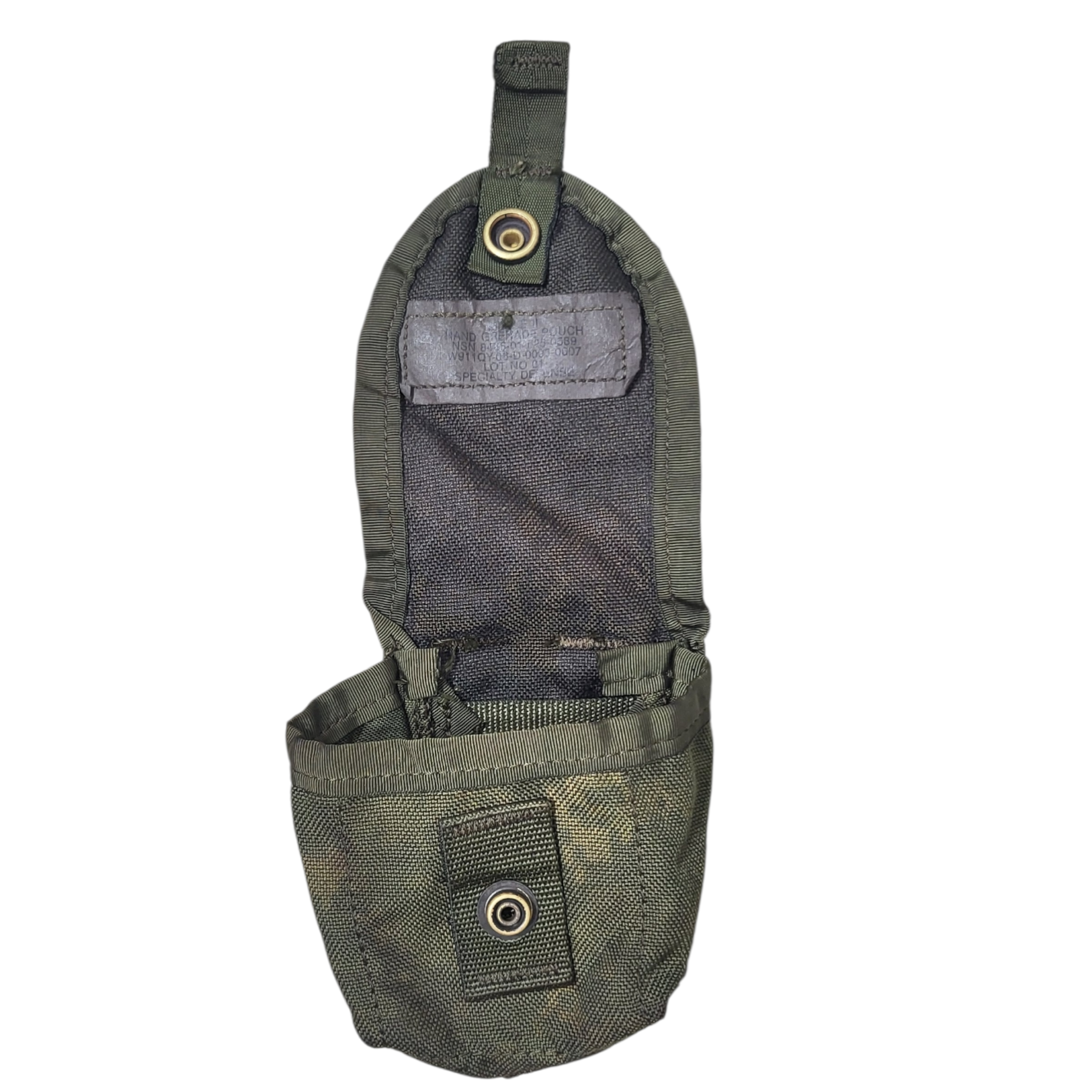Coyote Brownish Dyed ACU Grenade pouch molle