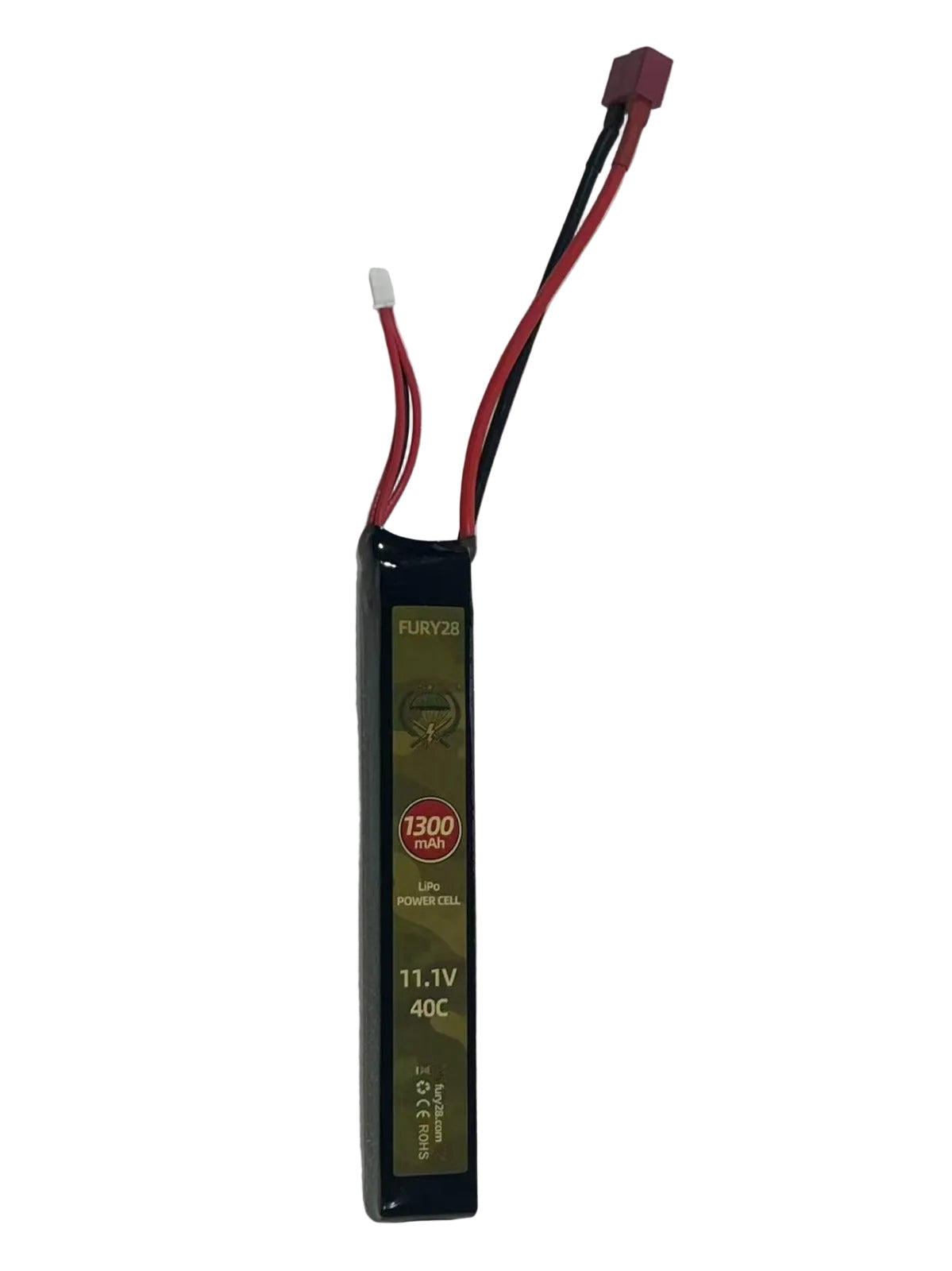 Fury28 11.1v 1300mah 40c Lipo battery stick type AEG