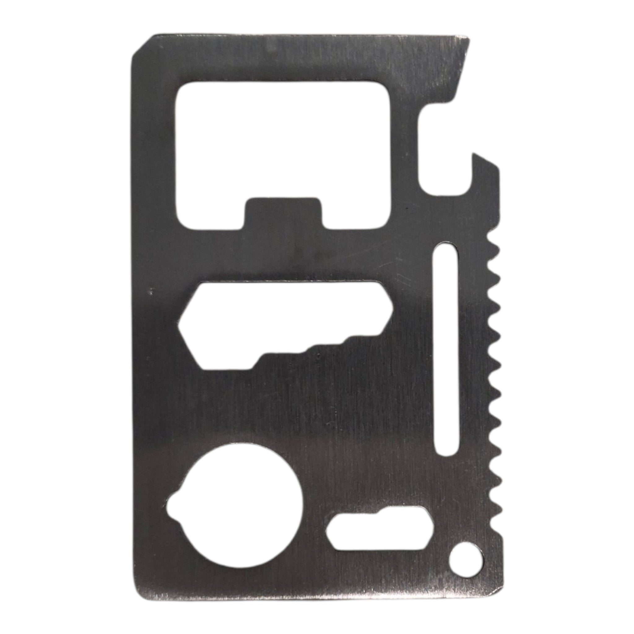 11-in-1 Survival Credit Card Multitool – Fathers Day, Stocking Stuffer Christmas Gift - Multipurpose Tactical Wallet Tool With Bottle Opener, Survival Knife