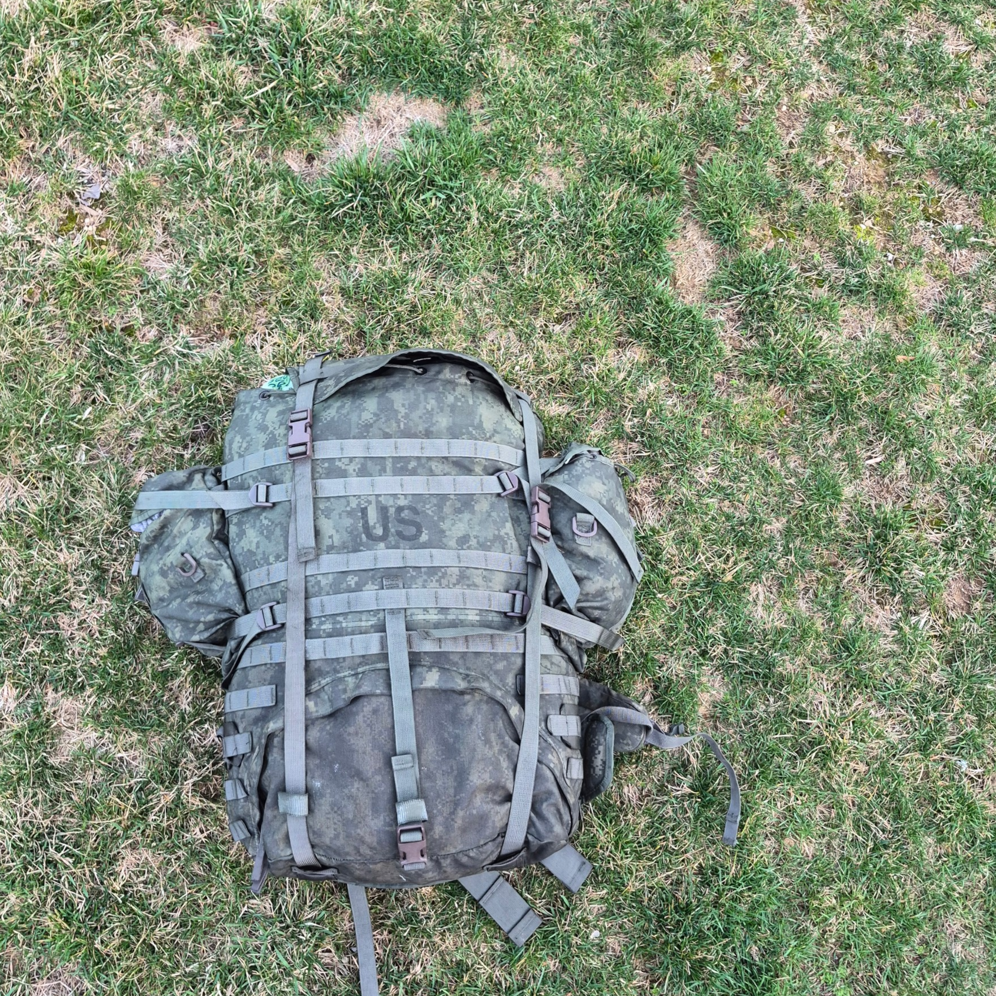 EMR ish Forest Green Dyed ACU Large Molle II Rucksack