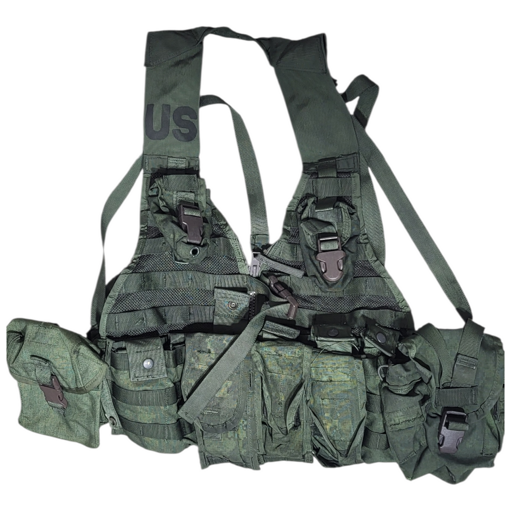 Forest Green dyed ACU Riflemen set 9 pouches