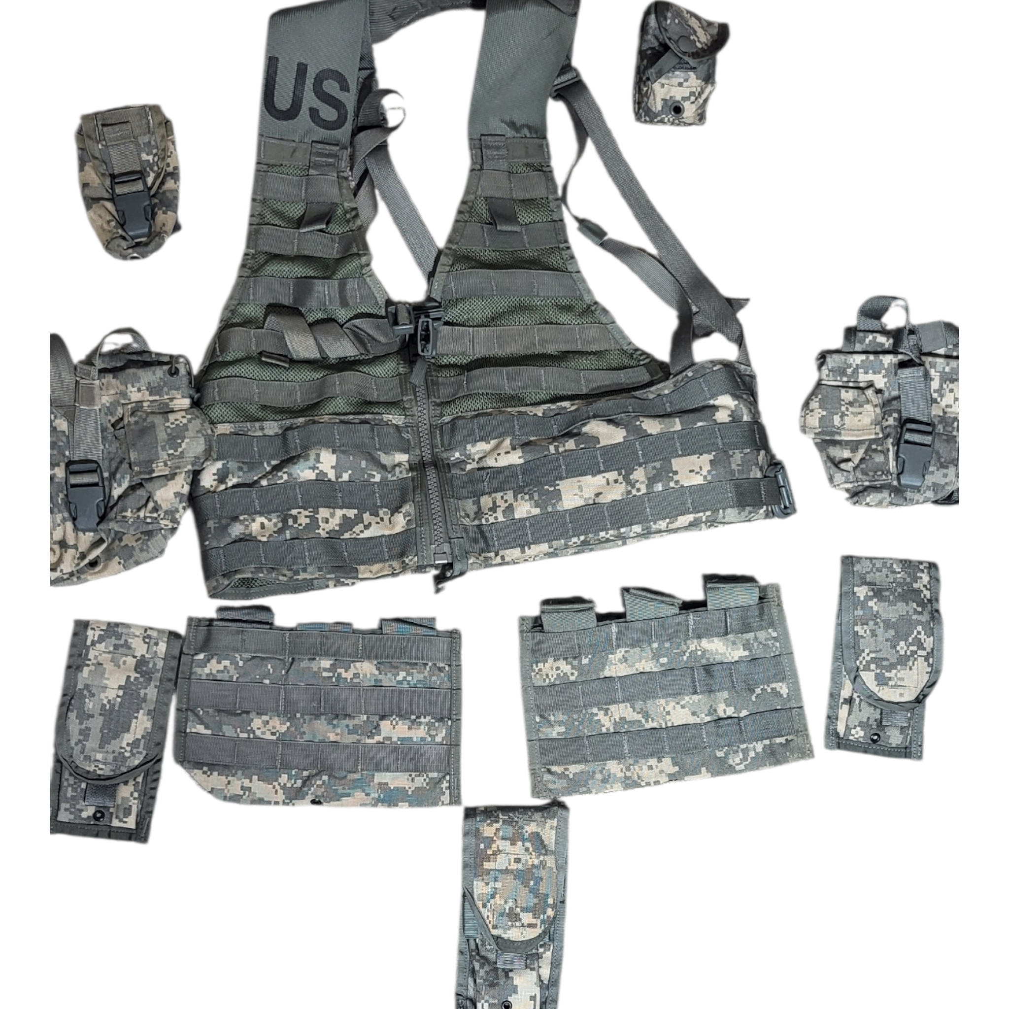 Riflemen 9 Piece FLC Vest Kit ACU/UCP