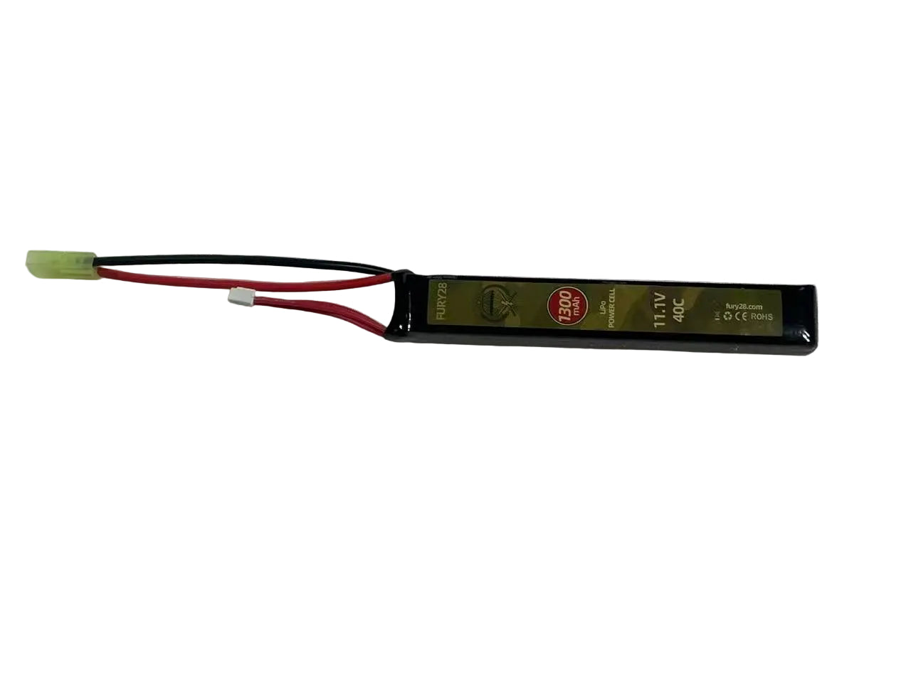 Fury28 11.1v 1300mah 40c Lipo battery stick type AEG