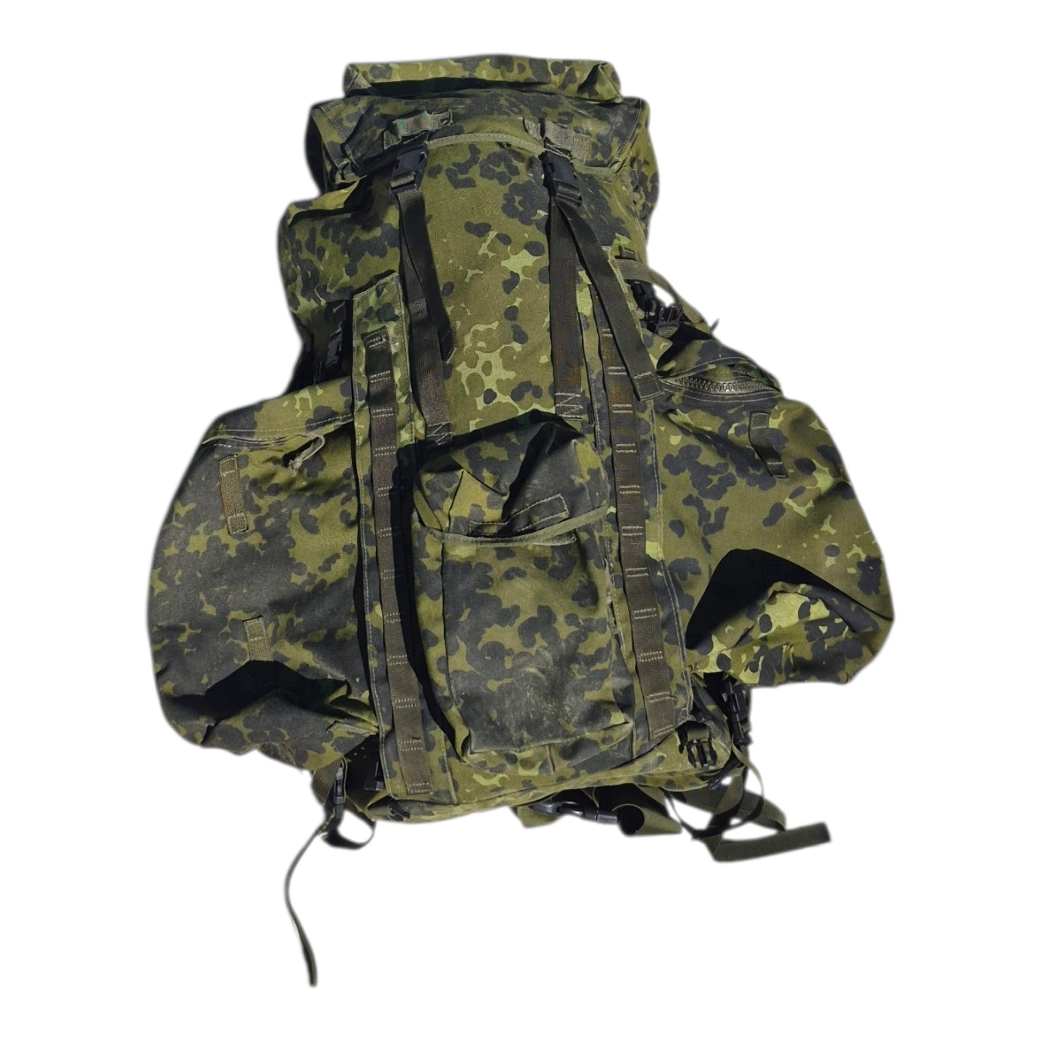 Danish Army Flecktarn 70L Ruckack Surplus M84 M96 Camo PLCE Backpack Combat Pack