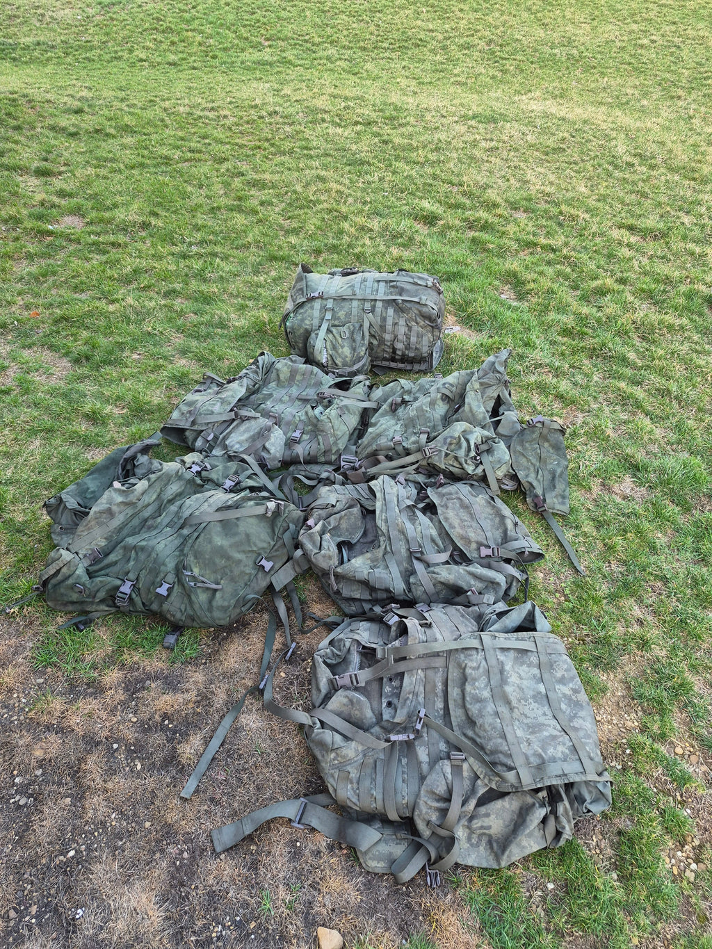 EMR ish Forest Green Dyed ACU Large Molle II Rucksack