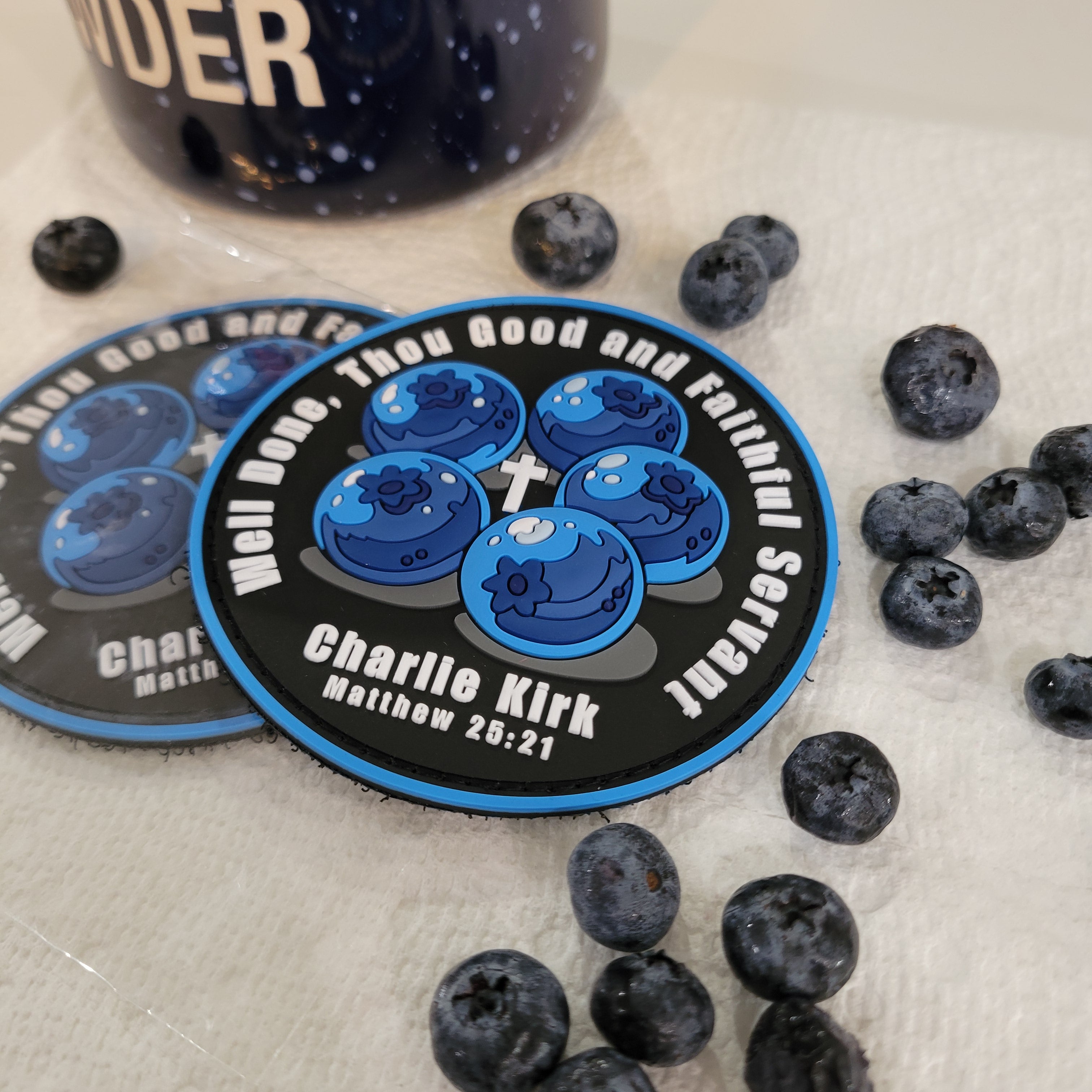 Blueberry Fund - Charlie Kirk Memorial Morale Patch