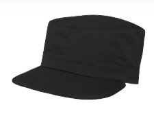 Black Rothco Camo Fatigue Cap