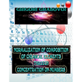 Normalization of Composition of Chemical Elements Through Concentration on Numbers - Paperback