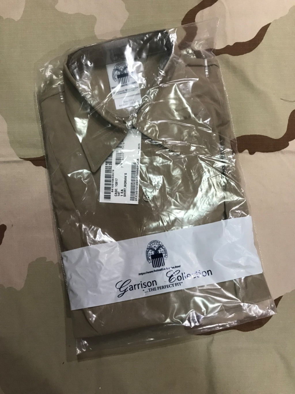 AGSU Female Army Uniform Dress Shirt Size 14 Tall Brand New Short sleeve
