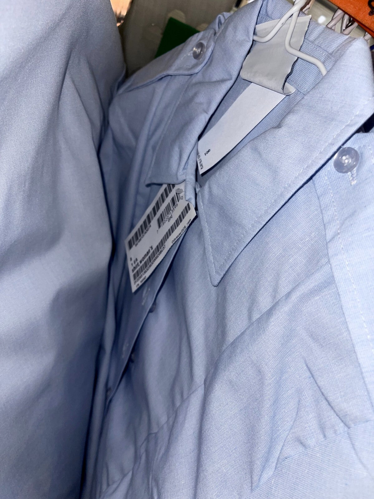 NEW 2026 AIR FORCE USAF SHIRT MENS SHORT SLEEVE DRESS BLUE UNIFORM ALL SIZES