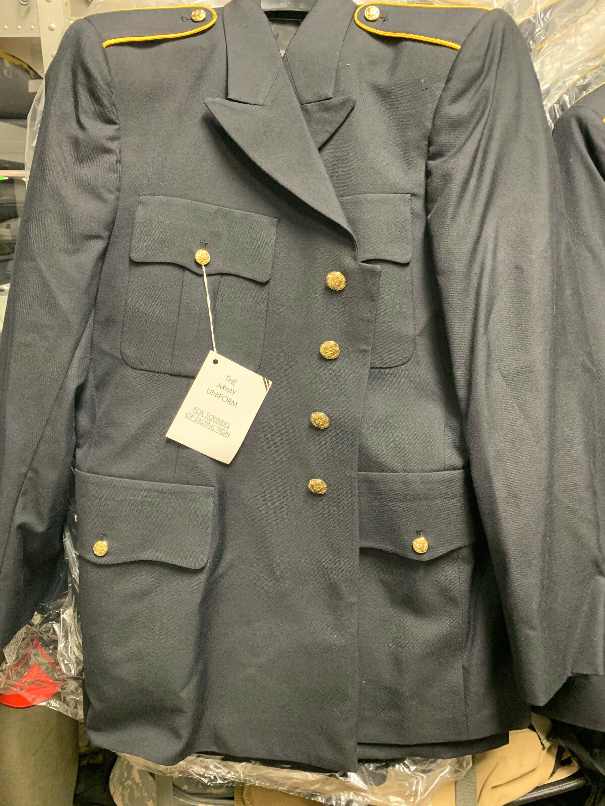 US ARMY MEN'S 40R MILITARY SERVICE DRESS BLUE BLUES ASU UNIFORM COAT JACKET NEW