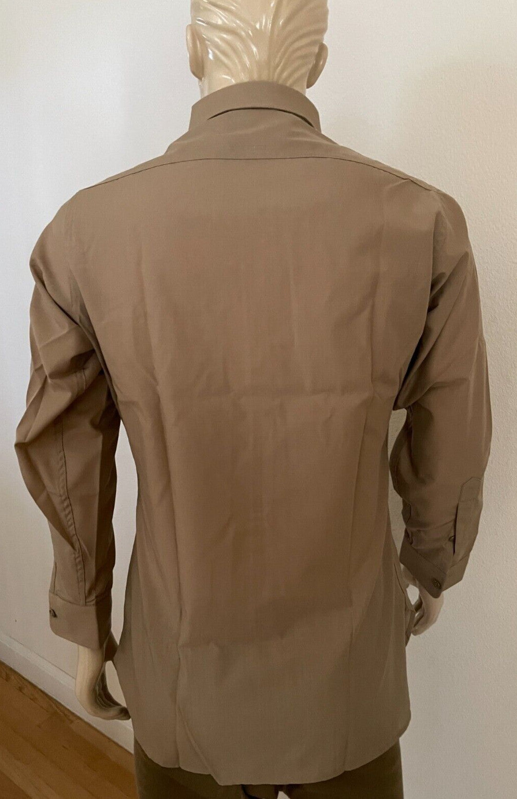 UNISSUED FLYING CROSS USMC MARINE CORPS LONG SLEEVE KHAKI SHIRT SIZE 14 X 33 NIB